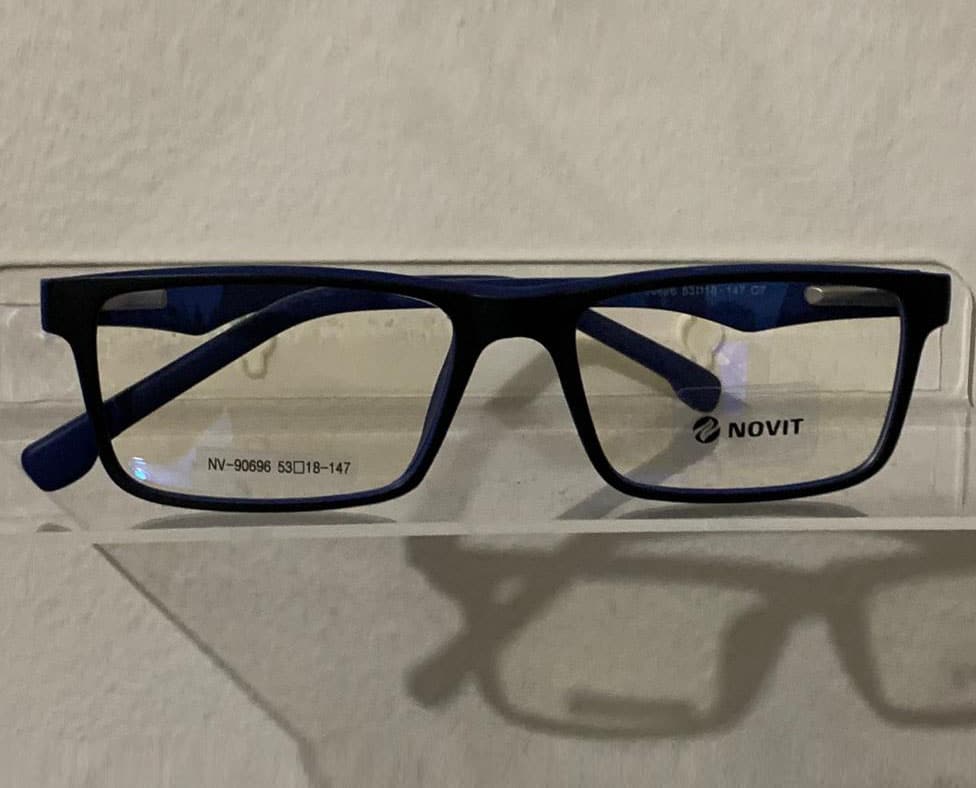 Aro acetato preto c/ Azul marinho na parte interna | AC0004