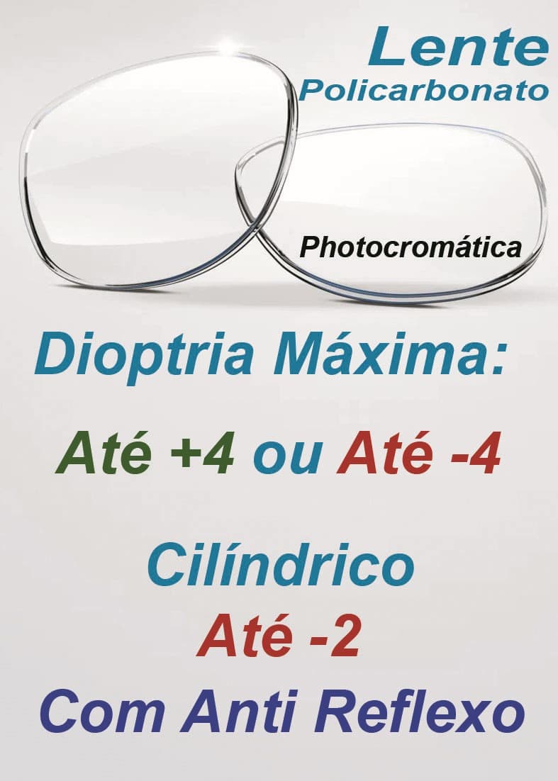 L18- Lente de Policarbonato Photocromática