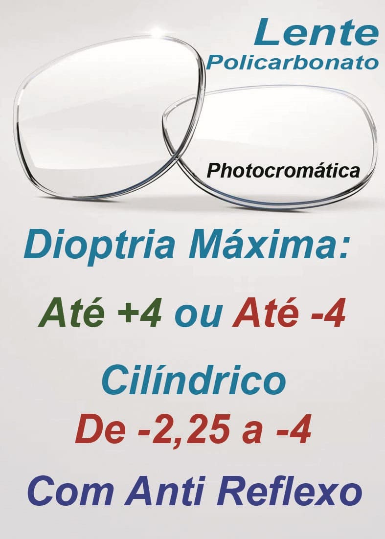 L19- Lente de Policarbonato Photocromática