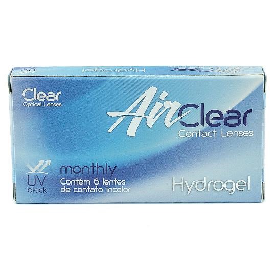 LCA001- Lente de Contato Descartável Mensal ( -15,00 a +6,00 ) 1 caixa com 6 Unidades | Incolor