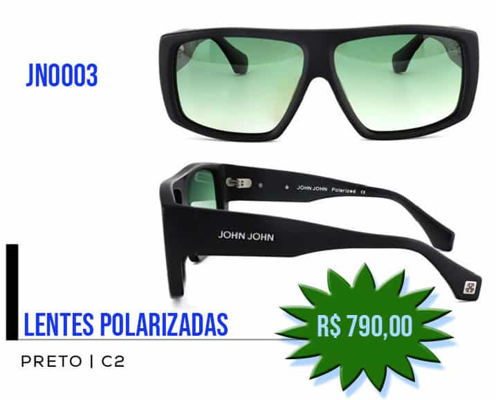 Óculos solar Preto | John John JN0003