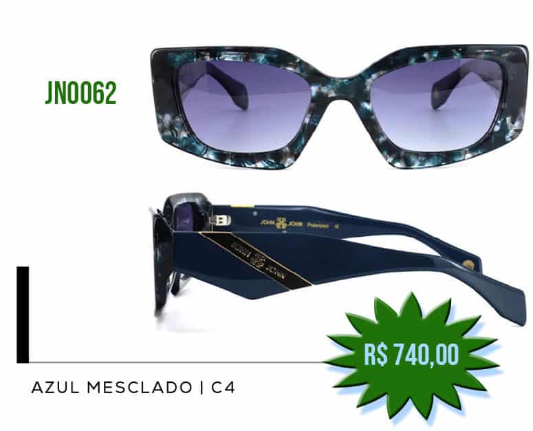 Óculos solar Azul Mesclado | John John JN0062
