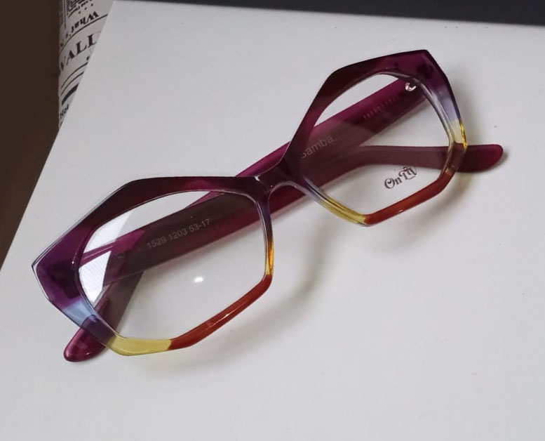 OnTV Acetato Alta qualidade Uva, Azul e Amarelo translúcido. | AOTV 0008