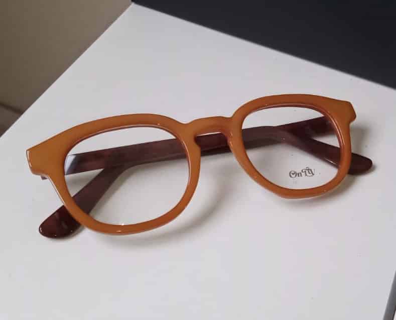 OnTV Acetato Alta qualidade Âmbar com haste Tartaruga. | AOTV 0006