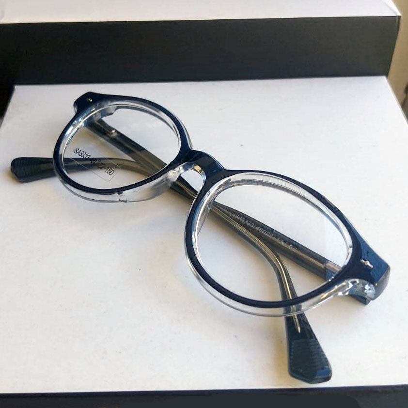 Acetato Azul com Cristal | AB0011