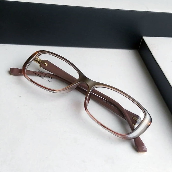 Acetato Nude Rosê com Design Retrô. | AA0008